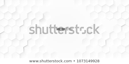 Foto stock: Hexagon Honeycomb Abstract Geometric Background
