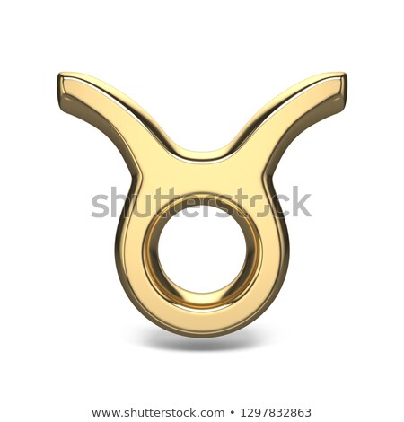 3d Zodiac Sign - Taurus Foto stock © djmilic