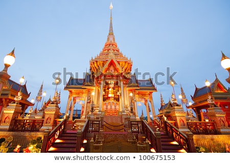 Stockfoto: Thai Royal Funeral And Temple