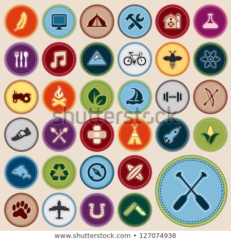 Stockfoto: Scout Badges