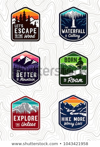 Foto stock: Backpacker Patch