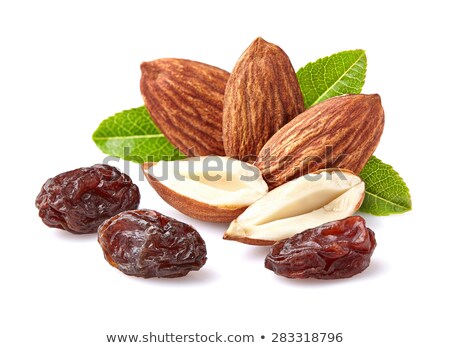 Stok fotoğraf: Almonds With Raisin