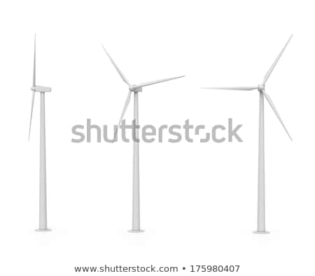 Stockfoto: Rie · witte · windturbines