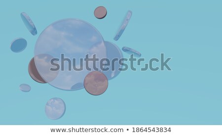 Foto stock: Abstract Background With Glass Bal