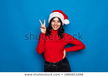 Stock photo: Woman Hand In Victory Sign