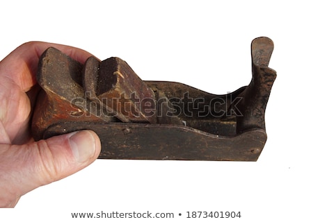 [[stock_photo]]: Vintage Woodworking Small Plane