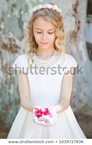 [[stock_photo]]: Young Girl In Her First Communion