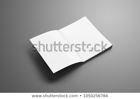 Stock fotó: Blank Book Opened To The First Page