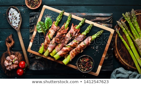 Stok fotoğraf: Asparagus With Bacon