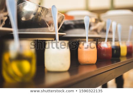 Foto stock: Bowl Of Creamy Salad Dressing