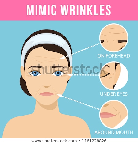 Foto stock: Wrinkled Or Smooth Skin