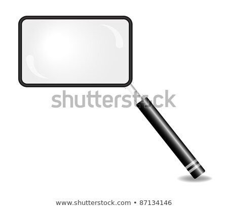 Stok fotoğraf: Rectangular Magnifying Glass