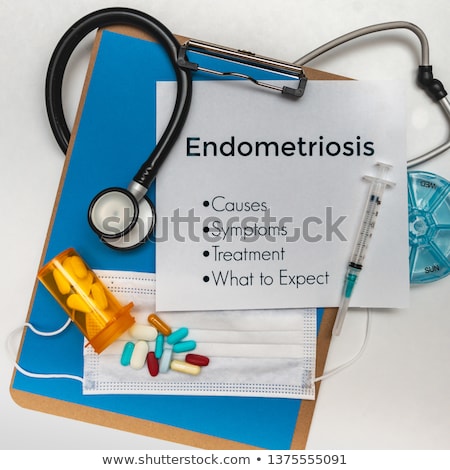 Stock photo: Endometriosis Diagnosis Medical Concept