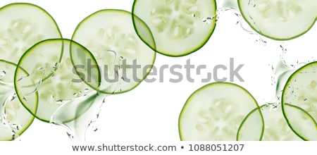 Stock fotó: Fresh Cucumber Illustration