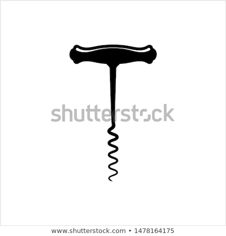 Stock fotó: Classic Modern Corkscrew