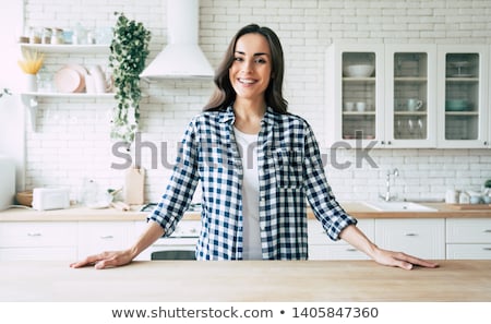 Stock fotó: Woman In Kitchen