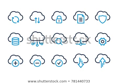 Zdjęcia stock: Download From Cloud Vector