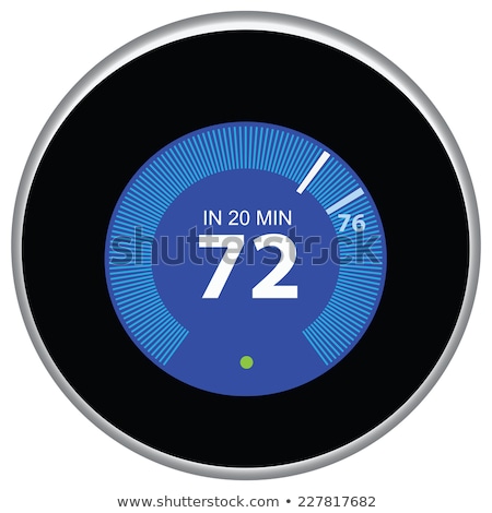 Stockfoto: Nest Thermostat Blue