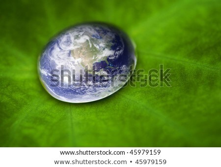 Planet Earth Waterdrop Сток-фото © szefei