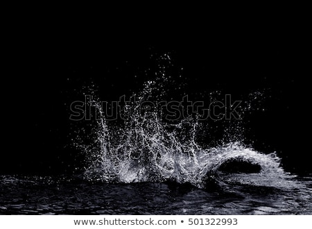 Stock fotó: Water Splash Isolated On White