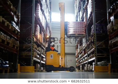 Foto stock: Reach Truck