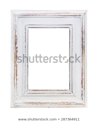 Foto stock: Picture Green Frame With A Decorative Victorian Pattern