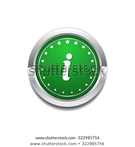 Stock photo: Info Circular Vector Greenweb Icon Button
