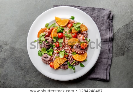 Stock photo: Octopus Salad