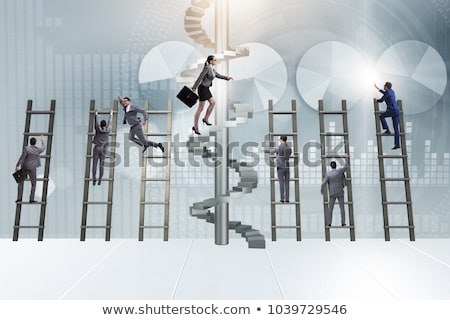 Corporate Ladder Stock foto © Elnur