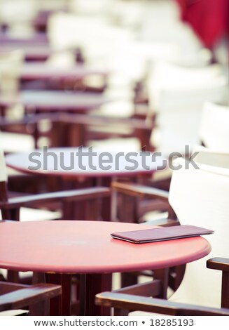Stock photo: Empty Summer Cafe