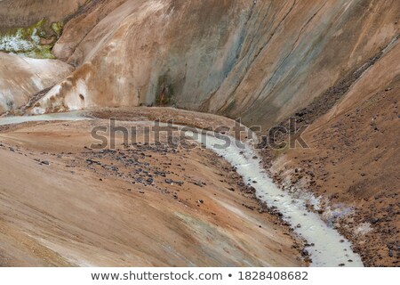 Stok fotoğraf: Black Mountains Kerlingarfjoll Iceland