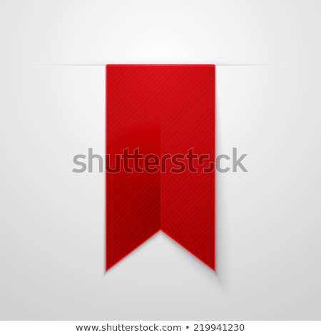 Stock fotó: White Book With Red Bookmark