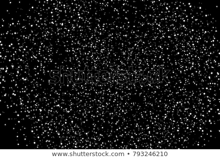 Stockfoto: Black Star With Dots Vector