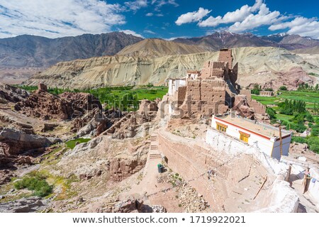 [[stock_photo]]: Buddha Statue In Lamayuru Monastery Ladakh India