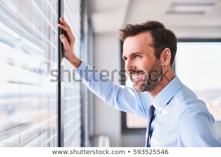 Stok fotoğraf: Young Successful Business Man At Office