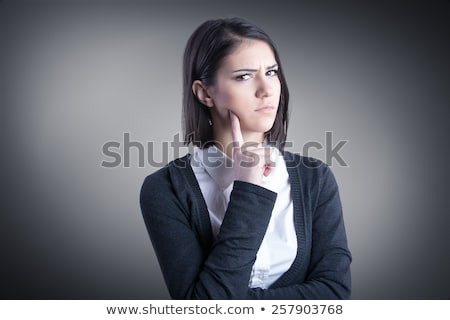 Foto stock: Businesswoman Looking Critical