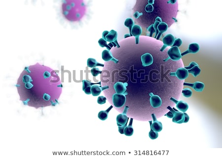 Zdjęcia stock: Colorful Avian Flu Virus