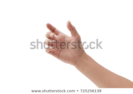 Сток-фото: Man Hands Showing Or Holding Something