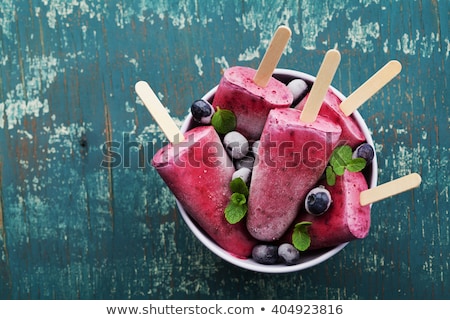 Stock fotó: Berry Ice Cream  Frozen Yogurt