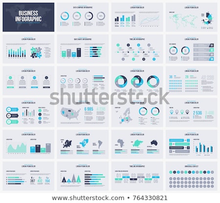 ストックフォト: Presentation Slides With Infographic Elements