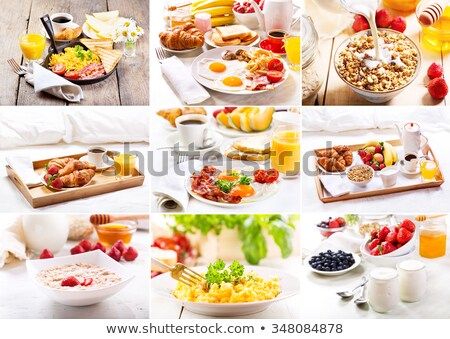 Stock photo: Healthy Breakfast Collage