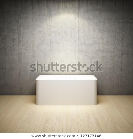 Zdjęcia stock: Empty Showcase With Spotlight