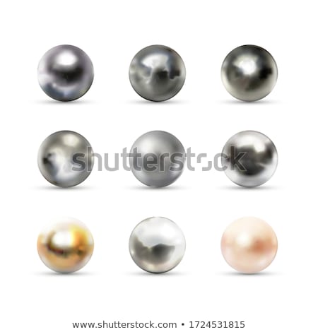 Сток-фото: Circle Made Of Pearls 3d