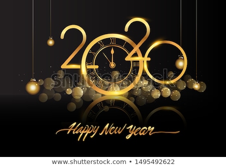 Stockfoto: 2020 Happy Christmas Holiday Party Banner Vector