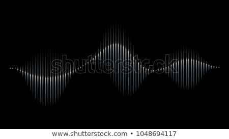 Stockfoto: Vector Music Background Of Audio Sound Wave Pulse