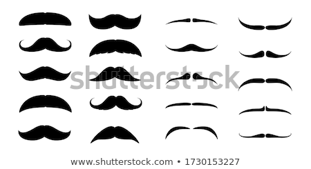 ストックフォト: Moustache Icon Illustration Design