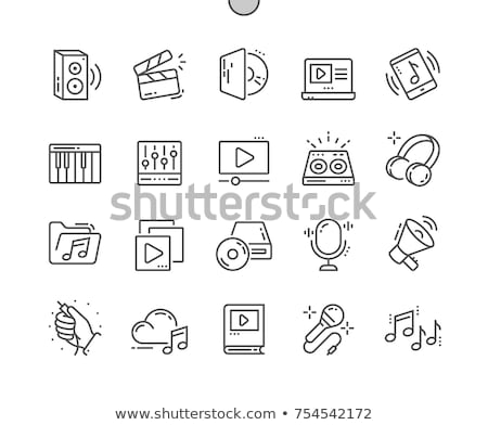 Zdjęcia stock: Multimedia Icons