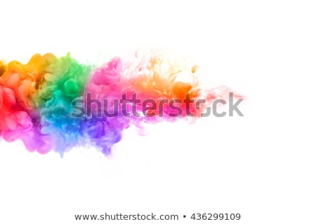 Stock fotó: Abstract Rainbow Smoke