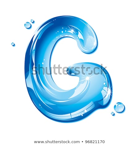 商業照片: Abc Series - Water Liquid Letter - Capital G  