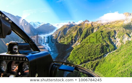 Foto d'archivio: View On To Fox Glacier In South New Zealand